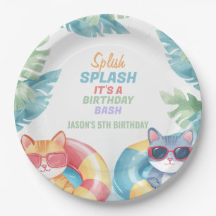 Splish Splash Pool Party Birthday Papieren Bordje