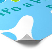 Splish Splash Pool Party Boy Birthday Banner Poster (Hoek)