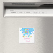 Splish Splash Pool Party Girl Bedankt Magnet (Insitu (Vaatwasser))