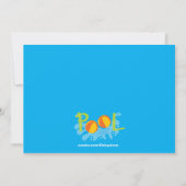 Splish Splash Pool Party Girls Birthday Invitation Kaart (Achterkant)