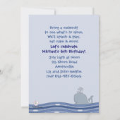 Splish Splash Pool Party Invitation Kaart (Achterkant)