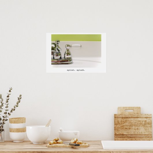 Splish Splash Poster 4 (Keuken)