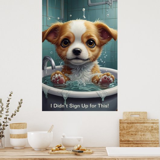 Splish Splash Schattigee Grappige Posters met Quot (Keuken)