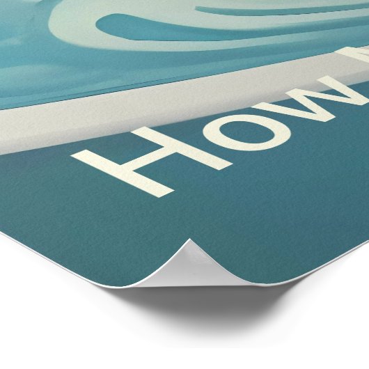 Splish Splash Schattigee Grappige Posters met Quot (Hoek)