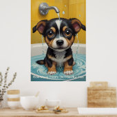 Splish Splash Schattigee Grappige Posters met Quot (Keuken)