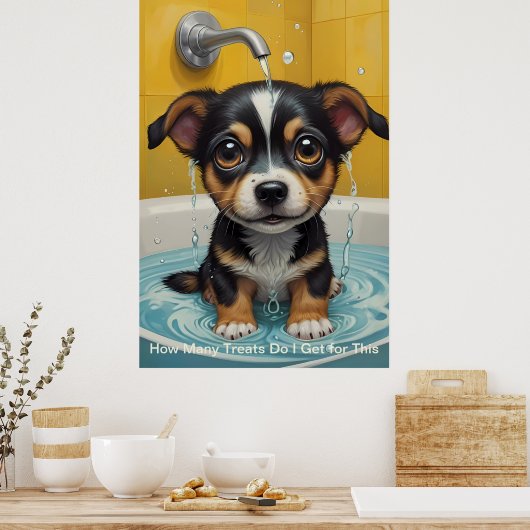 Splish Splash Schattigee Grappige Posters met Quot (Keuken)