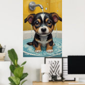 Splish Splash Schattigee Grappige Posters met Quot (Thuiskantoor)