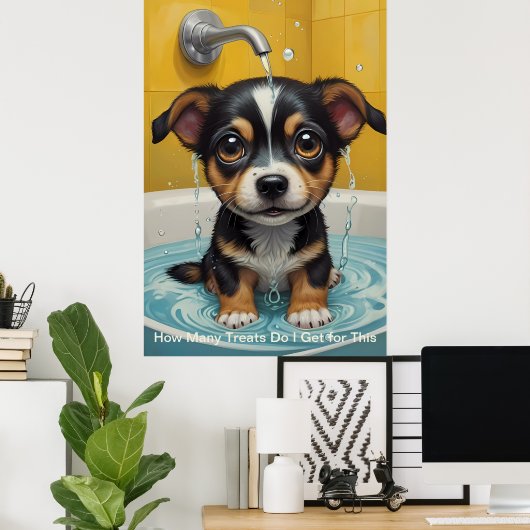 Splish Splash Schattigee Grappige Posters met Quot (Thuiskantoor)