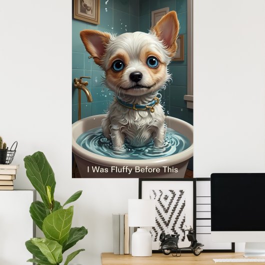 Splish Splash Schattigee Grappige Posters met Quot (Thuiskantoor)