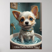 Splish Splash Schattigee Grappige Posters met Quot (Voorkant)