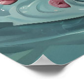 Splish Splash Schattigee Grappige Posters met Quot (Hoek)