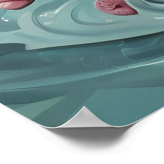 Splish Splash Schattigee Grappige Posters met Quot (Hoek)