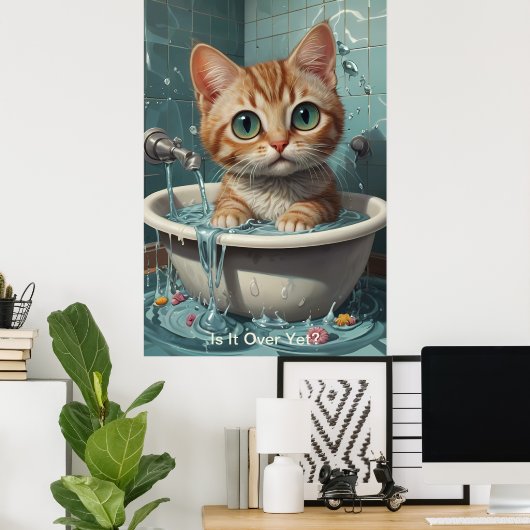 Splish Splash Schattigee Grappige Posters met Quot (Thuiskantoor)
