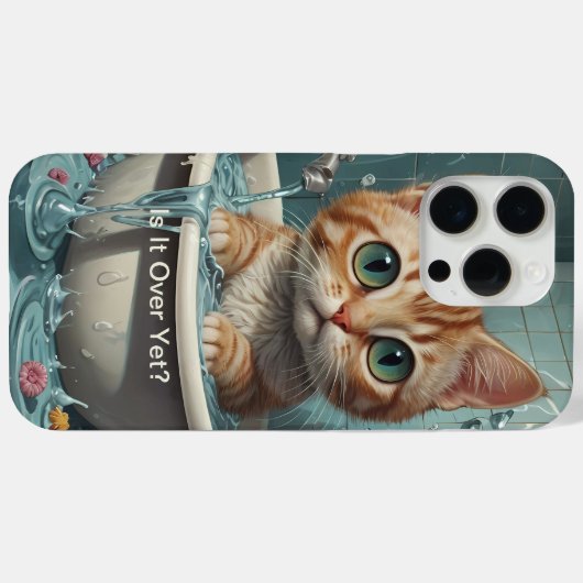 Splish Splash Schattigee Grappige Posters met Quot Case-Mate iPhone Case (Achterkant (horizontaal))