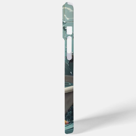 Splish Splash Schattigee Grappige Posters met Quot Case-Mate iPhone Case (Achterkant / Links)