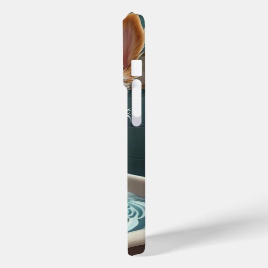 Splish Splash Schattigee Grappige Posters met Quot Case-Mate iPhone Case (Achterkant / Links)