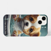 Splish Splash Schattigee Grappige Posters met Quot iPhone Hoesje (Achterkant horizontaal)