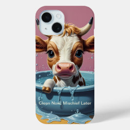 Splish Splash Schattigee Grappige quotes iPhone 15 Case