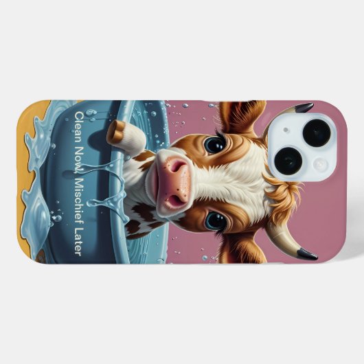 Splish Splash Schattigee Grappige quotes Case-Mate iPhone Case (Achterkant (horizontaal))