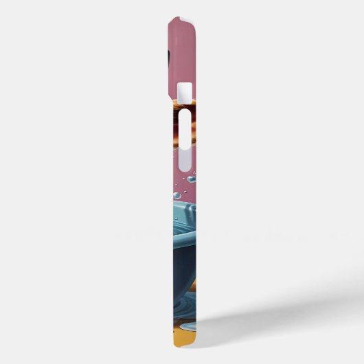 Splish Splash Schattigee Grappige quotes Case-Mate iPhone Case (Achterkant / Links)