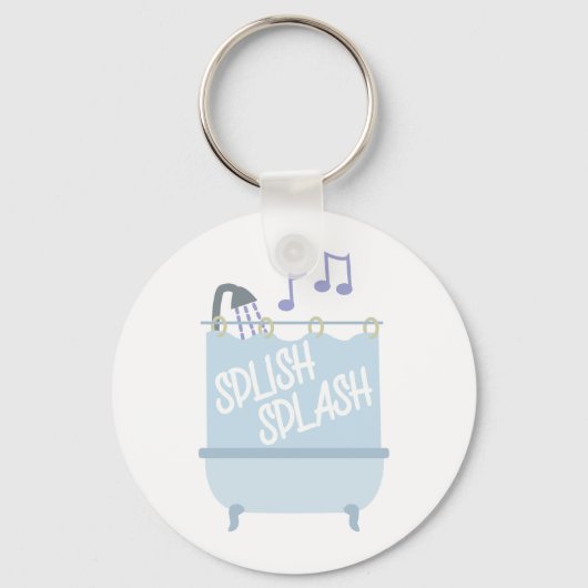 Splish Splash Sleutelhanger (Voorkant)