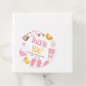 Splish Splash Summer Baby Shower Bedankjes Labels (In situ)