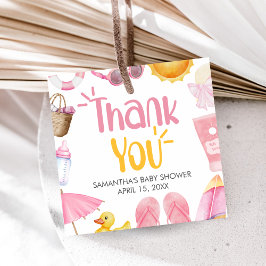 Splish Splash Summer Baby Shower Bedankjes Labels