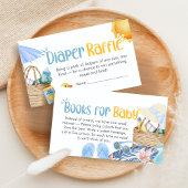 Splish Splash Summer Baby Shower Diaper Raffle Informatiekaartje