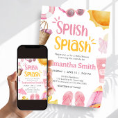 Splish Splash Summer Baby Shower Kaart