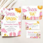 Splish Splash Summer Baby Shower Kaart