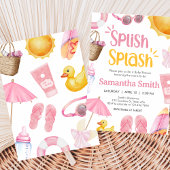 Splish Splash Summer Baby Shower Kaart