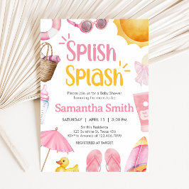 Splish Splash Summer Baby Shower Kaart