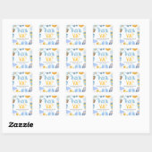Splish Splash Summer Baby Shower Vierkante Sticker (Vel)
