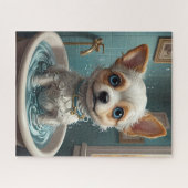 Splish Splash, Tijd voor Pet & Funny Animal Baths Legpuzzel (Horizontaal)