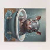 Splish Splash, Tijd voor Pet & Funny Animal Baths Legpuzzel (Horizontaal)