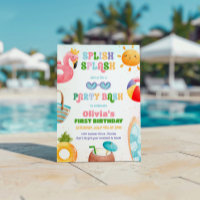 splish splash verjaardag bash meisje zwembad party
