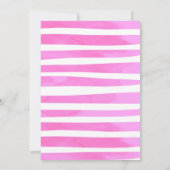 splish splash verjaardag bash meisje zwembad party kaart (Achterkant)