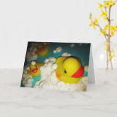 "Splish—Splash" Verjaardagskaart Kaart (Gele Bloem)