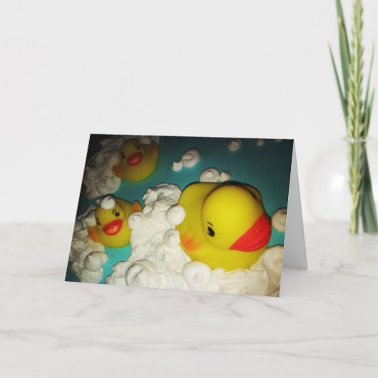 "Splish—Splash" Verjaardagskaart Kaart (Voorkant)