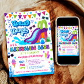 Splish Splash Waterslide Bash Meisje Verjaardag Kaart