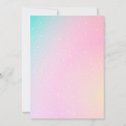 Splish Splash Zeemeermin Baby Meisje 1e verjaardag Kaart (Achterkant)