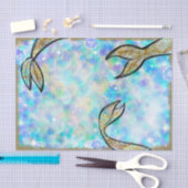 Splish Splash Zeemeermin Bash Pool Party Verjaarda Tissuepapier (Craft)