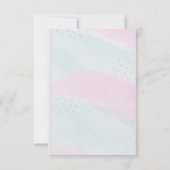 Splish Splash Zeemeermin Bedankt Card (Achterkant)