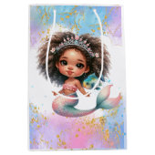 Splish Splash Zeemeermin Party Gewone Gift Bag Medium Cadeauzakje (Voorkant)