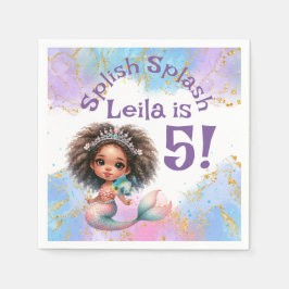 Splish Splash Zeemeermin Party servetten