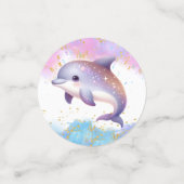 Splish Splash Zeemeermin Plain Party Table Confett Confetti (Kleine voorkant)