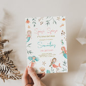 'Splish Splash' Zeemeermin Uitnodiging voor verjaa