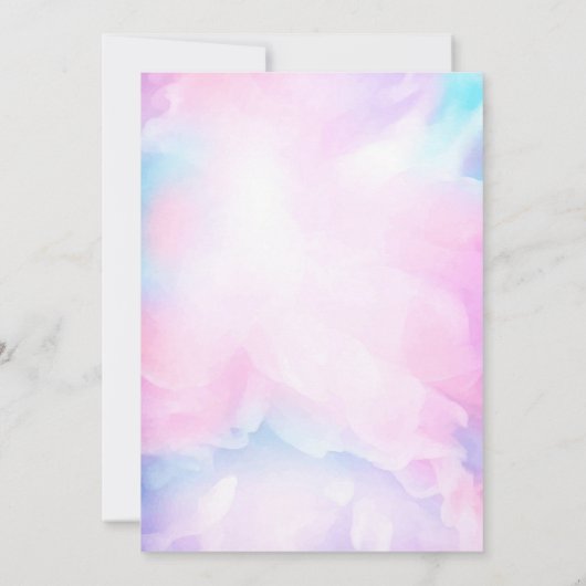 Splish Splash Zeemeermin Verjaardag Kaart (Achterkant)