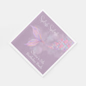 Splish Splash Zeemeermin Verjaardag servetten (Hoek)