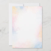 splish splash zeemeermin verjaardagsuitnodiging kaart (Achterkant)